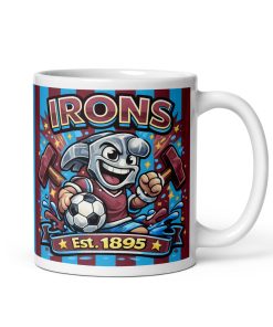 Irons Est. 1895 Hammers Mug West Ham Mugs