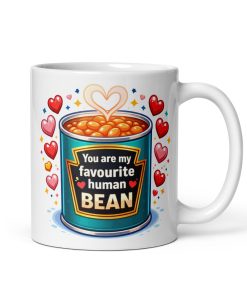 My Favourite Human Bean Valentines Mug Baked Beans
