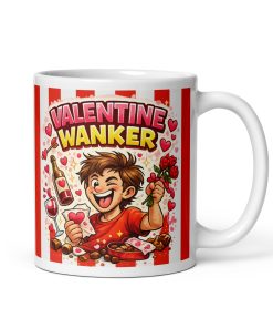 Valentine Wanker Mug Anti-Valentine Gift Mug