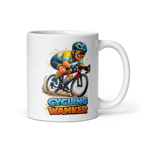 Cycling Wanker Mug Banter Gift For Cyclists