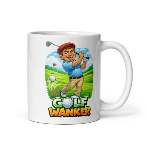 Golf Wanker Funny Banter Cheeky Golf Mug Gift
