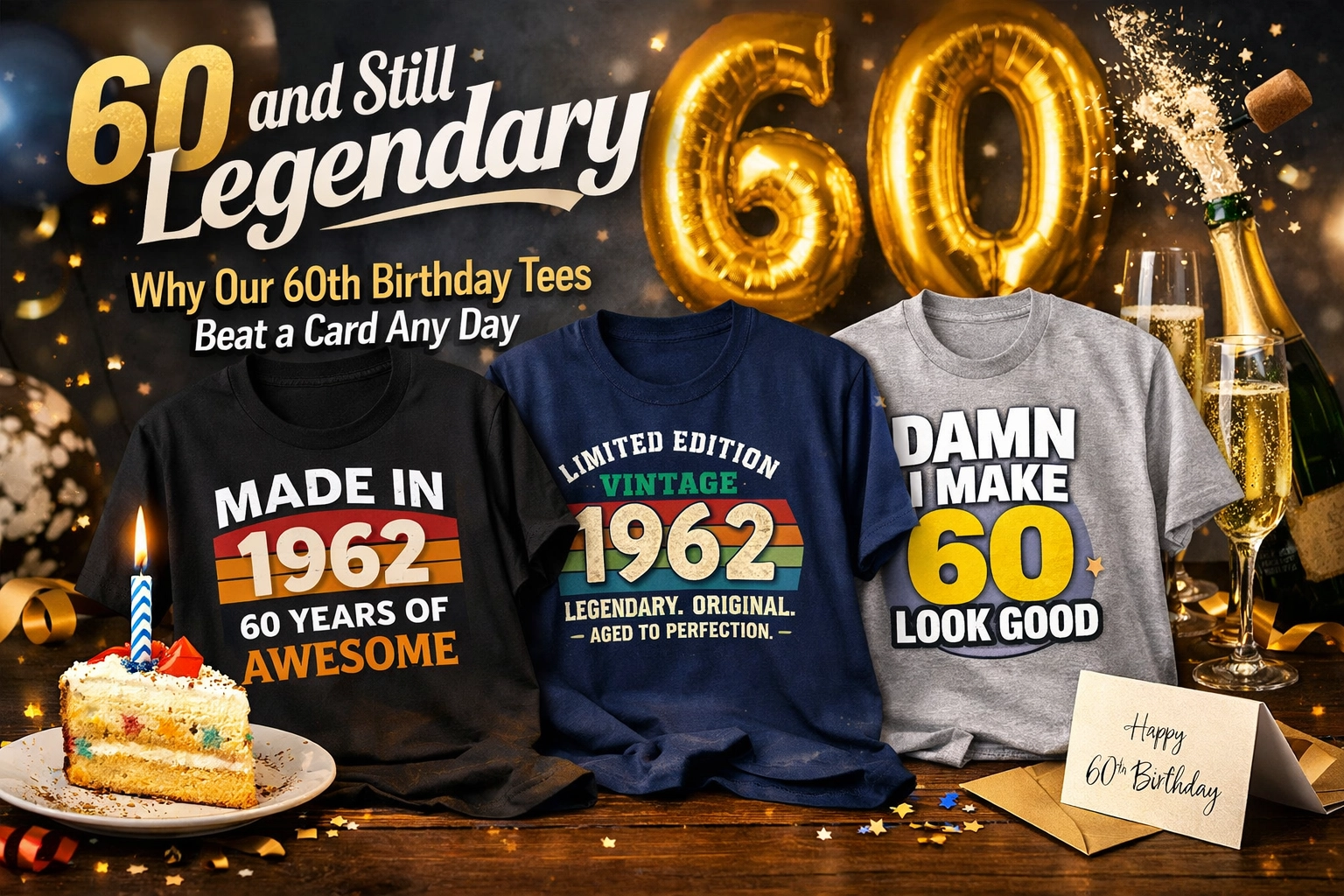 Funny 60th Birthday T-shirts