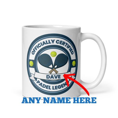 Personalised Padel Mugs