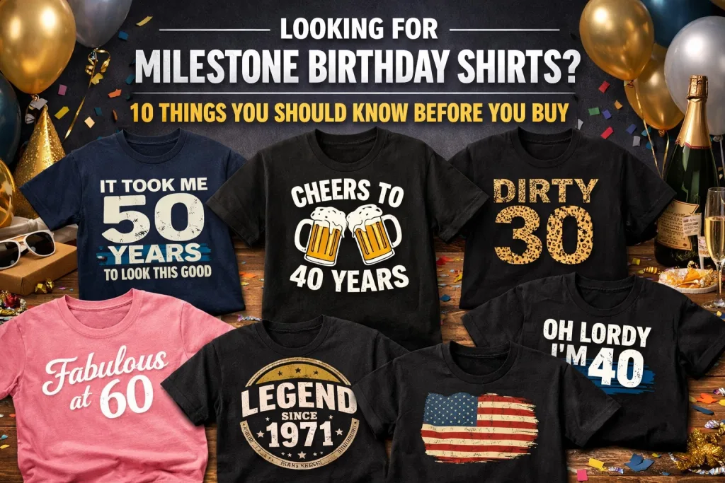 Milestone Birthday T-shirts