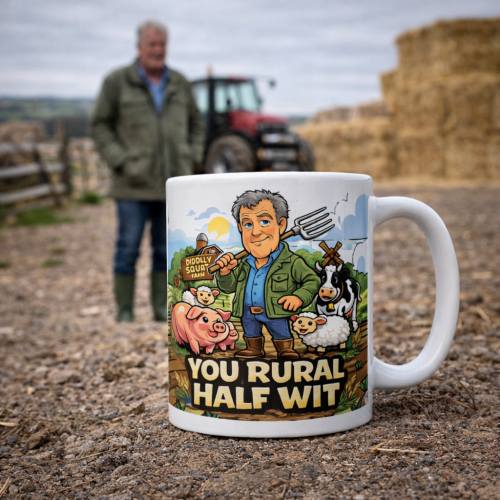 Clarksons Farm You Rural Half Wit Mug
