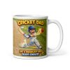 Cricket Dad Mug Cricket Gift For Birthdays Fathers Day