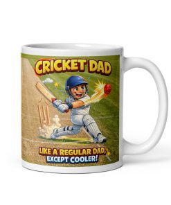 Cricket Dad Mug Cricket Gift For Birthdays Fathers Day