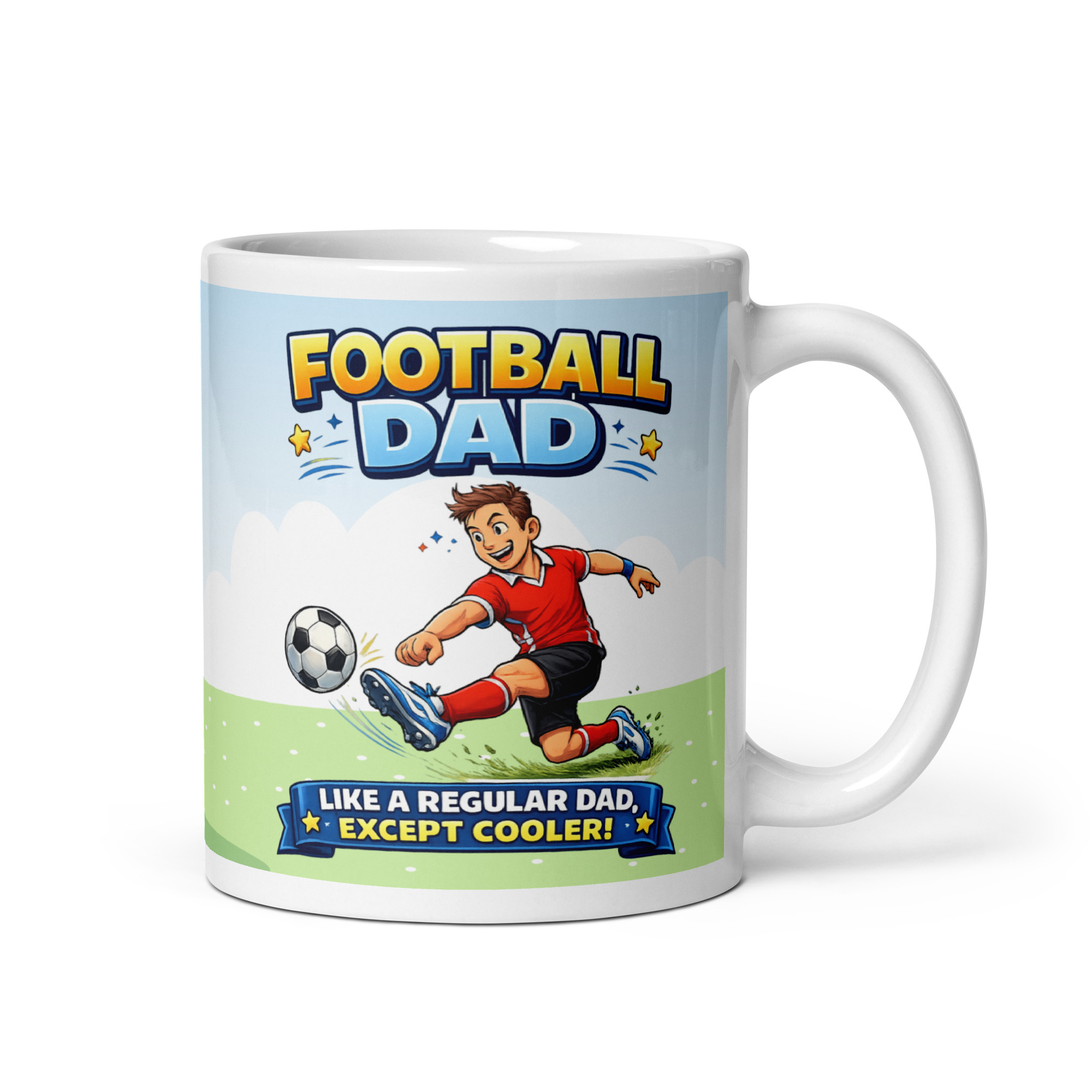Football Dad Mug Football Gift For Birthdays Fathers Day
