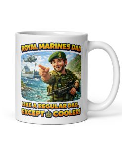 Royal Marines Dad Mug Marines Gift For Birthdays Fathers Day