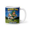 Rugby Dad Mug Rugby Gift For Birthdays Fathers Day