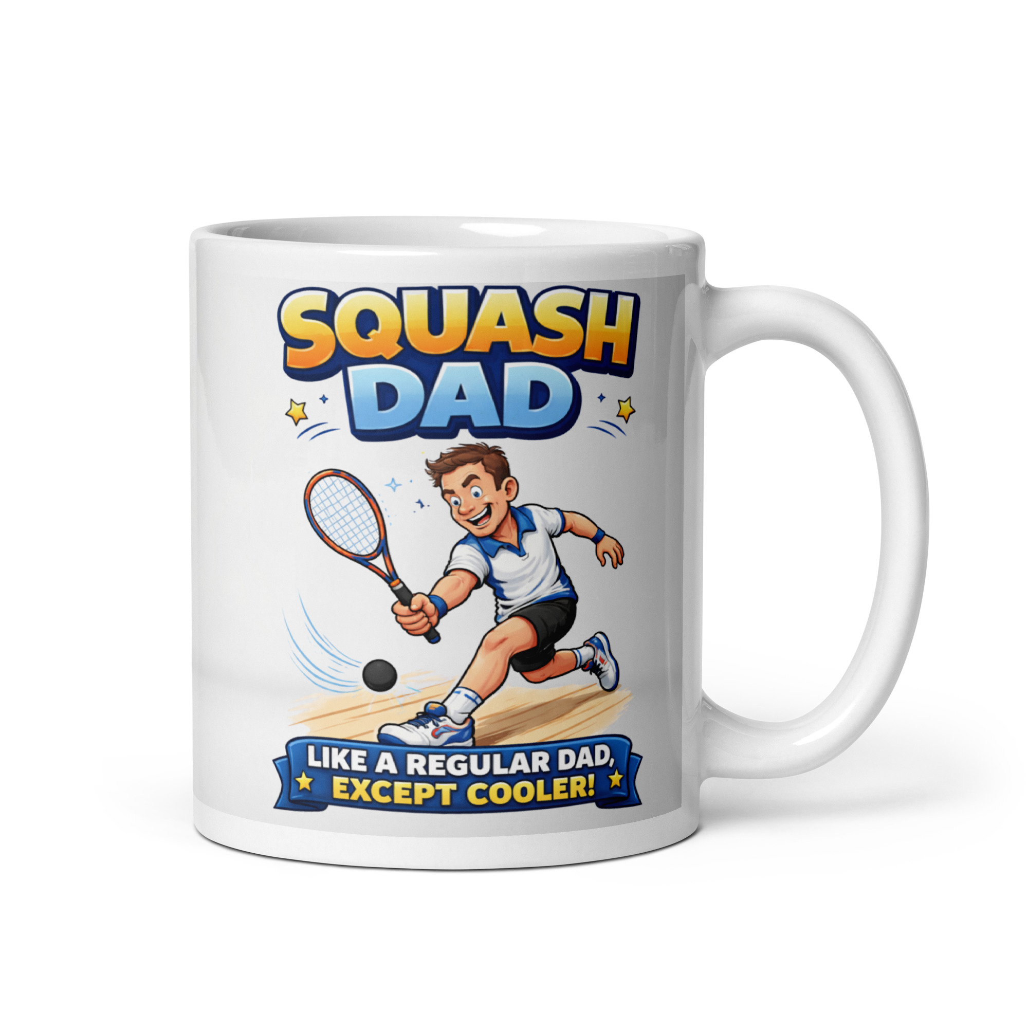 Squash Dad Mug Squash Gift For Birthdays Fathers Day