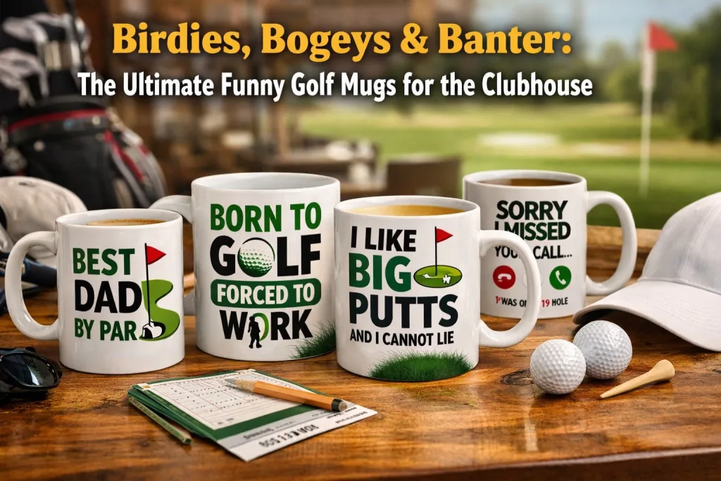 Birdies Bogeys and Banter Golf Mugs