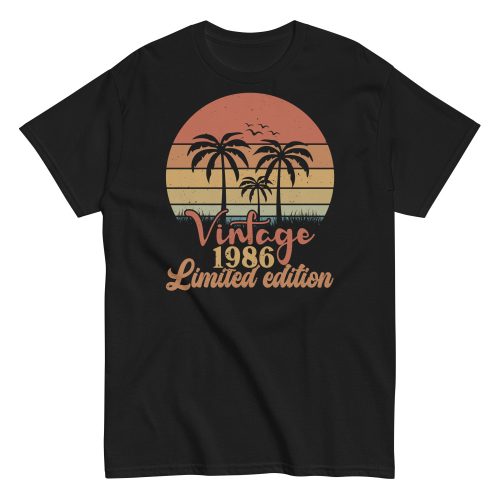 Vintage 1986 Limited Edition Retro T-shirt