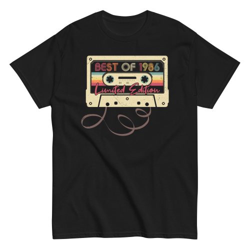Best of 1986 Limited Edition Cassette Tape T-shirt