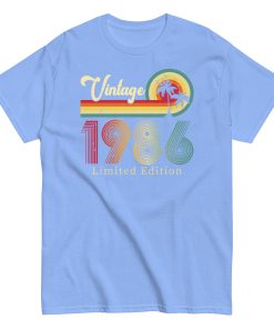 Vintage 1986 Limited Edition T Shirts Birth Year Gift