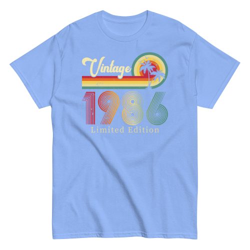 Vintage 1986 Limited Edition T Shirts Birth Year Gift