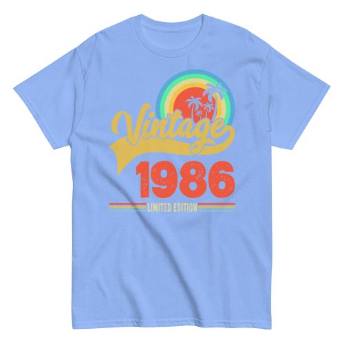 Vintage 1986 Limited Edition t-shirt Retro Sunset