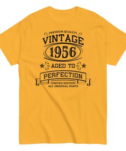 Vintage 1956 Aged To Perfection T Shirt 1956 Gift Idea