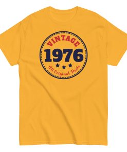 Vintage 1976 All Original Parts T Shirts Gift Idea