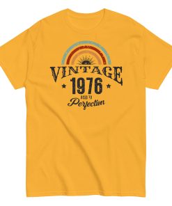 Vintage 1976 Aged To Perfection T-shirt 1976 Birth Year Gift