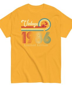 Vintage 1986 Limited Edition T Shirts Birth Year Gift
