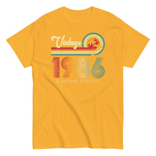 Vintage 1986 Limited Edition T Shirts Birth Year Gift