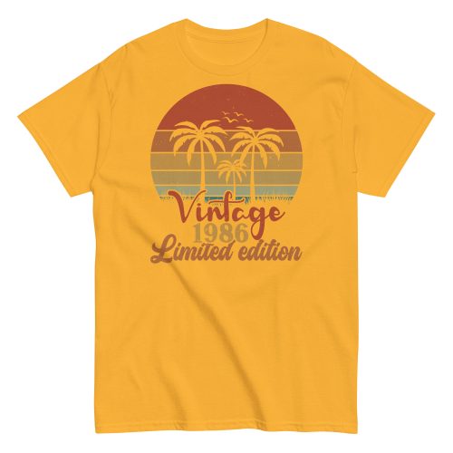 Vintage 1986 Limited Edition Retro T-shirt