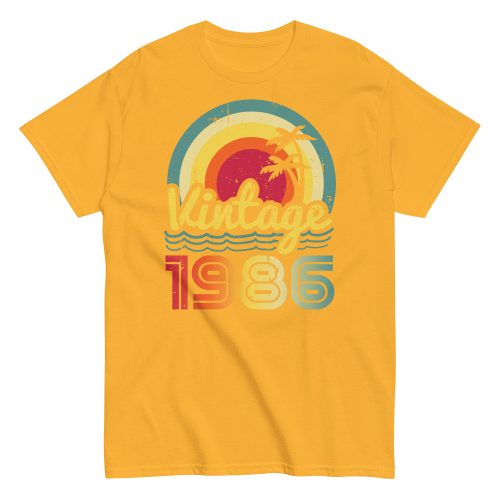 Vintage 1986 Retro Sunset T-shirts