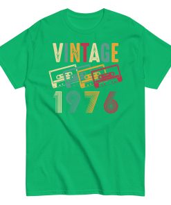 Vintage 1976 T-Shirt Cassette Tape Design