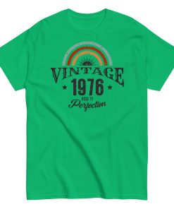 Vintage 1976 Aged To Perfection T-shirt 1976 Birth Year Gift