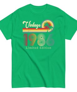 Vintage 1986 Limited Edition T Shirts Birth Year Gift