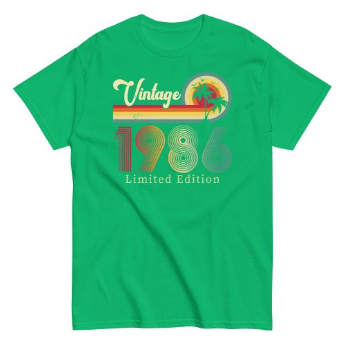 Vintage 1986 Limited Edition T Shirts Birth Year Gift