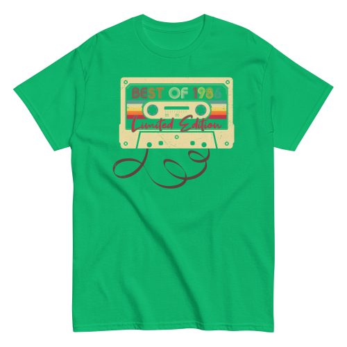 Best of 1986 Limited Edition Cassette Tape T-shirt