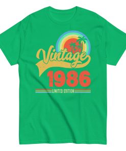 Vintage 1986 Limited Edition t-shirt Retro Sunset