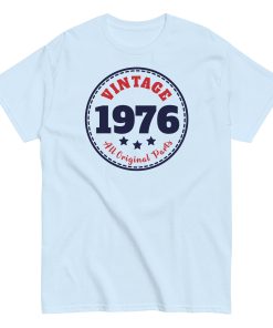 Vintage 1976 All Original Parts T Shirts Gift Idea