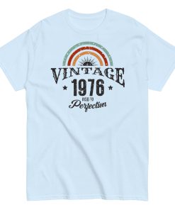 Vintage 1976 Aged To Perfection T-shirt 1976 Birth Year Gift