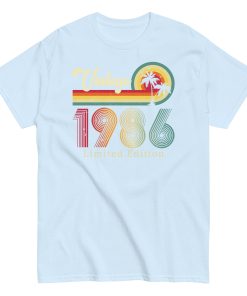 Vintage 1986 Limited Edition T Shirts Birth Year Gift