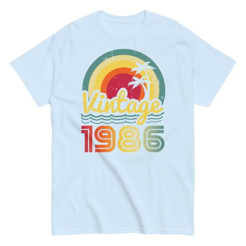 Vintage 1986 Retro Sunset T-shirts