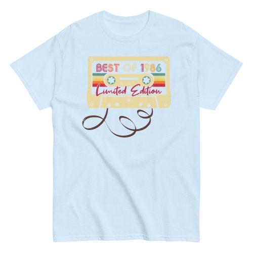 Best of 1986 Limited Edition Cassette Tape T-shirt