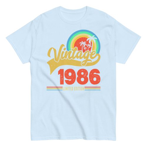 Vintage 1986 Limited Edition t-shirt Retro Sunset