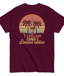 Vintage 1986 Limited Edition Retro T-shirt