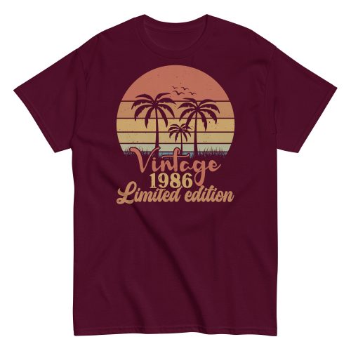 Vintage 1986 Limited Edition Retro T-shirt