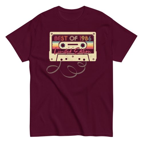 Best of 1986 Limited Edition Cassette Tape T-shirt