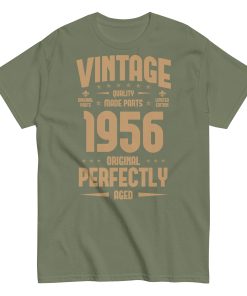 Vintage 1956 Aged Perfectly T Shirt 1956 Gift Idea