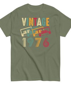 Vintage 1976 T-Shirt Cassette Tape Design
