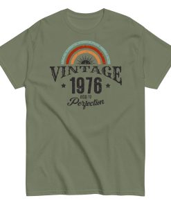 Vintage 1976 Aged To Perfection T-shirt 1976 Birth Year Gift