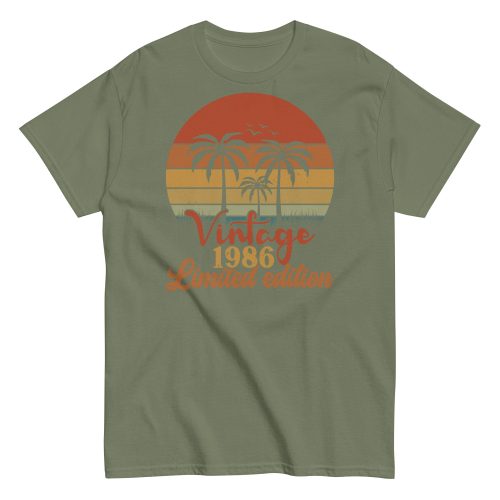 Vintage 1986 Limited Edition Retro T-shirt