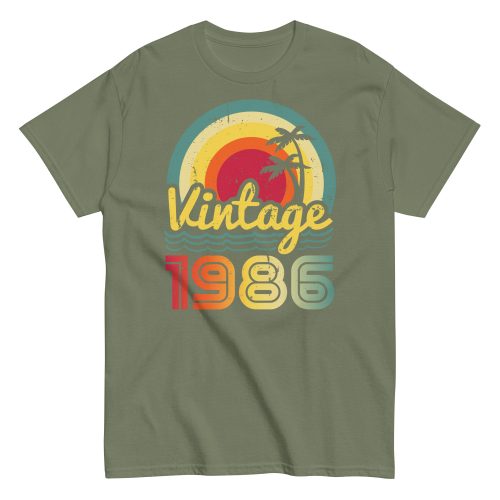 Vintage 1986 Retro Sunset T-shirts