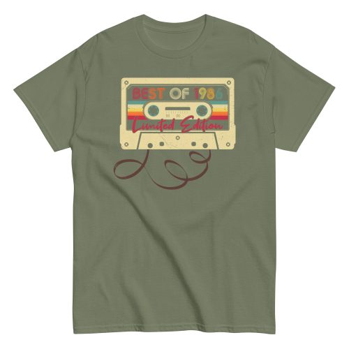 Best of 1986 Limited Edition Cassette Tape T-shirt