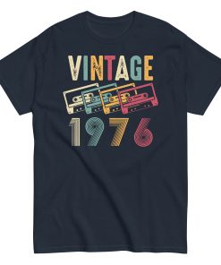Vintage 1976 T-Shirt Cassette Tape Design